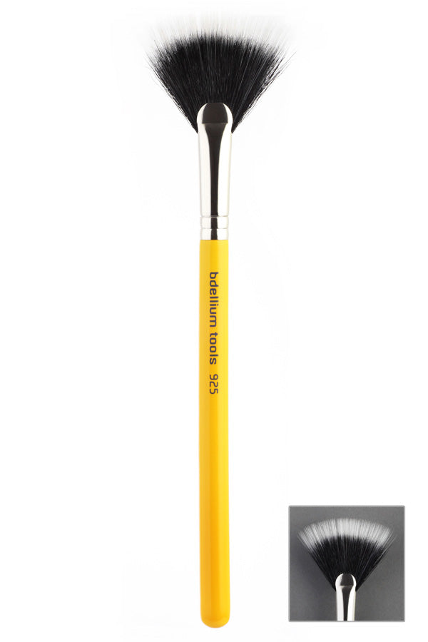 Bdellium Yellow 925 Studio Duet Fan Brush