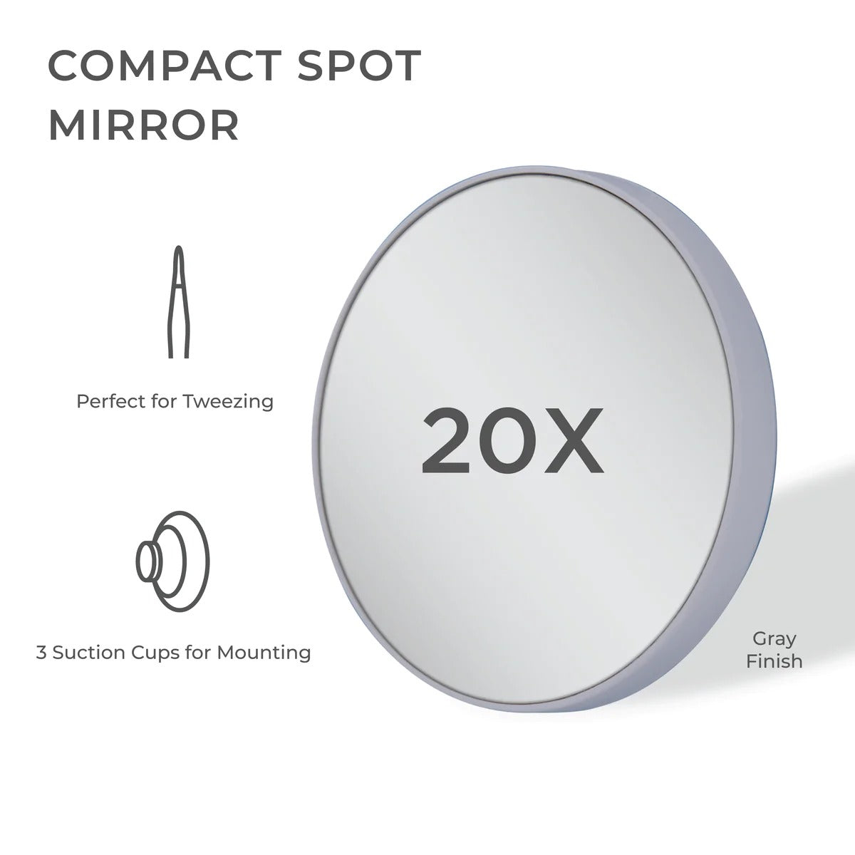 Zadro FC20X 3.5'' Round Compact Spot Mirror 20X