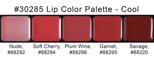 Graftobian Lip Color Palettes - Cool
