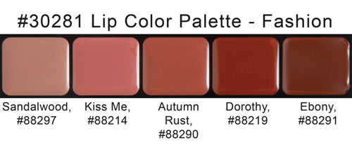 Graftobian Lip Color Palettes - Fashion