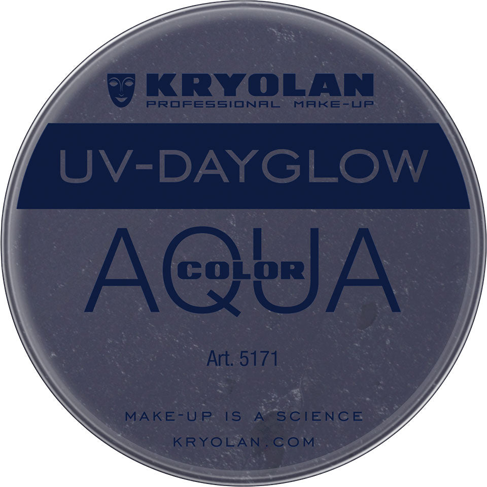 Kryolan 5171 Aquacolor UV-Dayglow 8 ML - Black