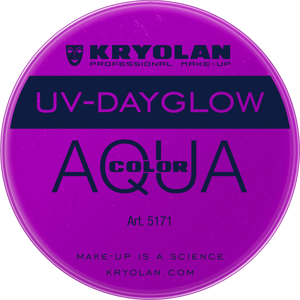 Kryolan 5171 Aquacolor UV-Dayglow 8 ML - Purple