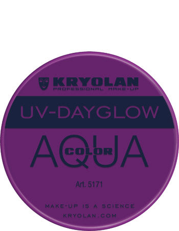 Kryolan 5171 Aquacolor UV-Dayglow 8 ML - Violet