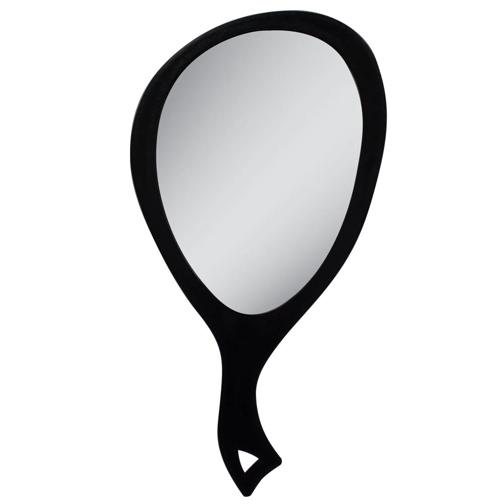 Zadro ZHL1 10" Teardrop Oval Hand Mirror 1X Black