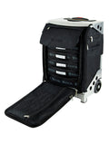 Zuca Flyer Artist with 5 pouches - Black on Silver