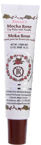 Rosebud Perfume Co Mocha Rose Lip Balm Tube 0.5oz