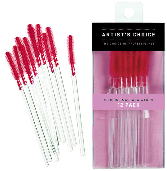 Artist's Choice Silicone Mascara Wand 12 Pack