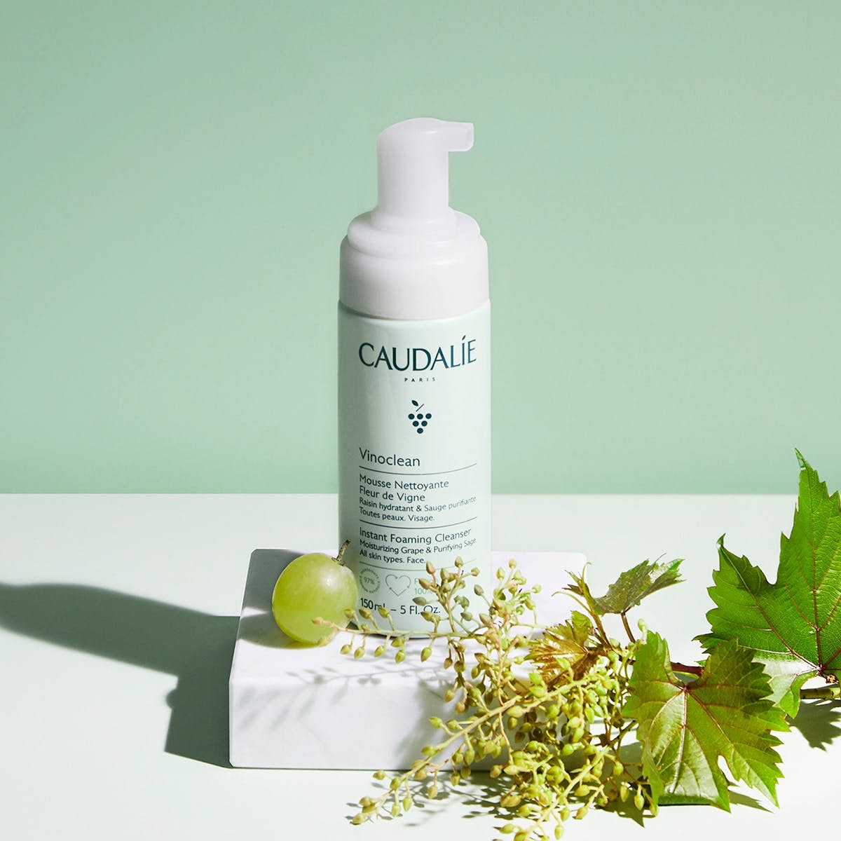 Caudalie Vinoclean Instant Foaming Cleanser - 5 oz