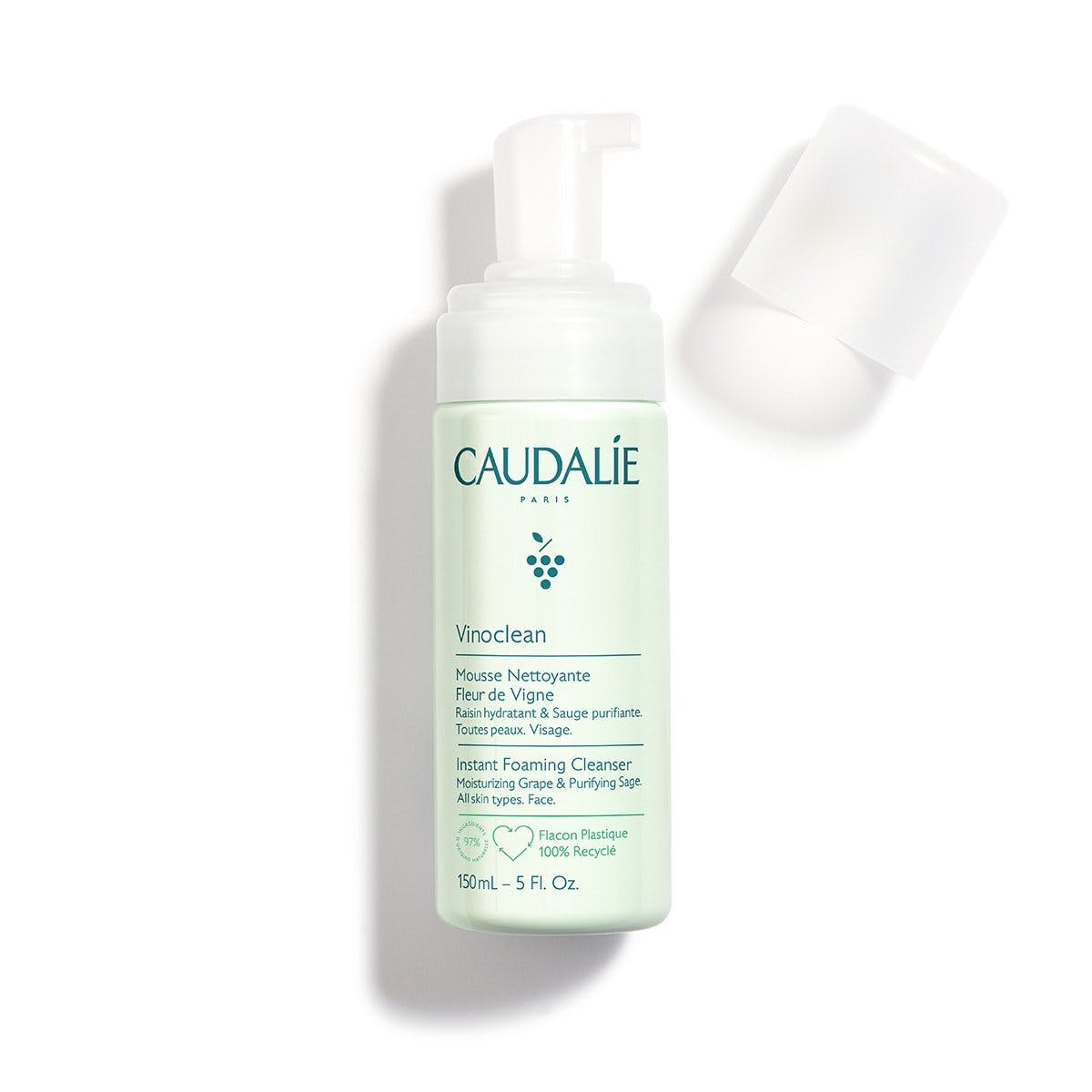 Caudalie Vinoclean Instant Foaming Cleanser - 5 oz