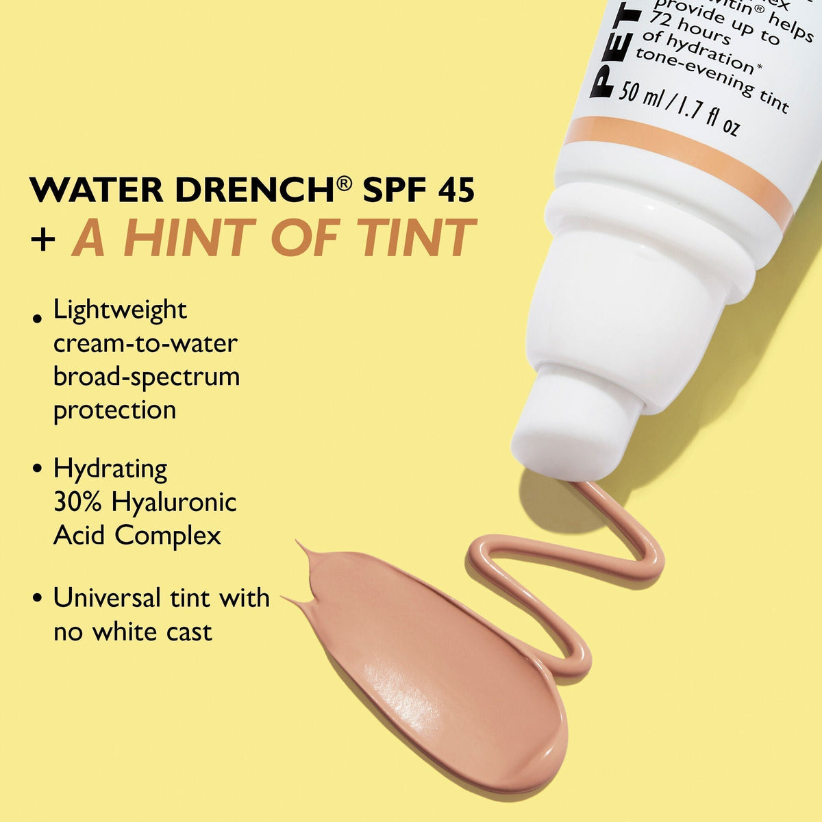 Peter Thomas Roth Water Drench Broad Spectrum SPF45 Hyaluronic Cloud Sheer Tint Moisturizer 1.7oz