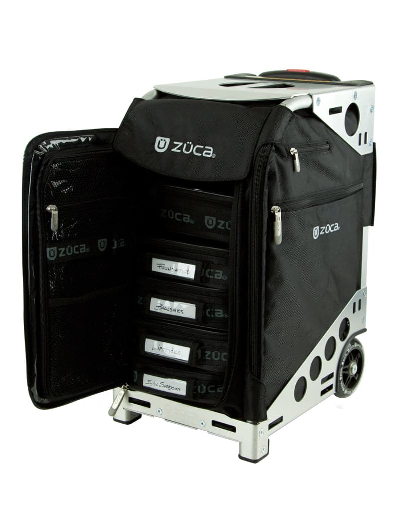 Zuca Pro Artist with 5 pouches - Black on Silver