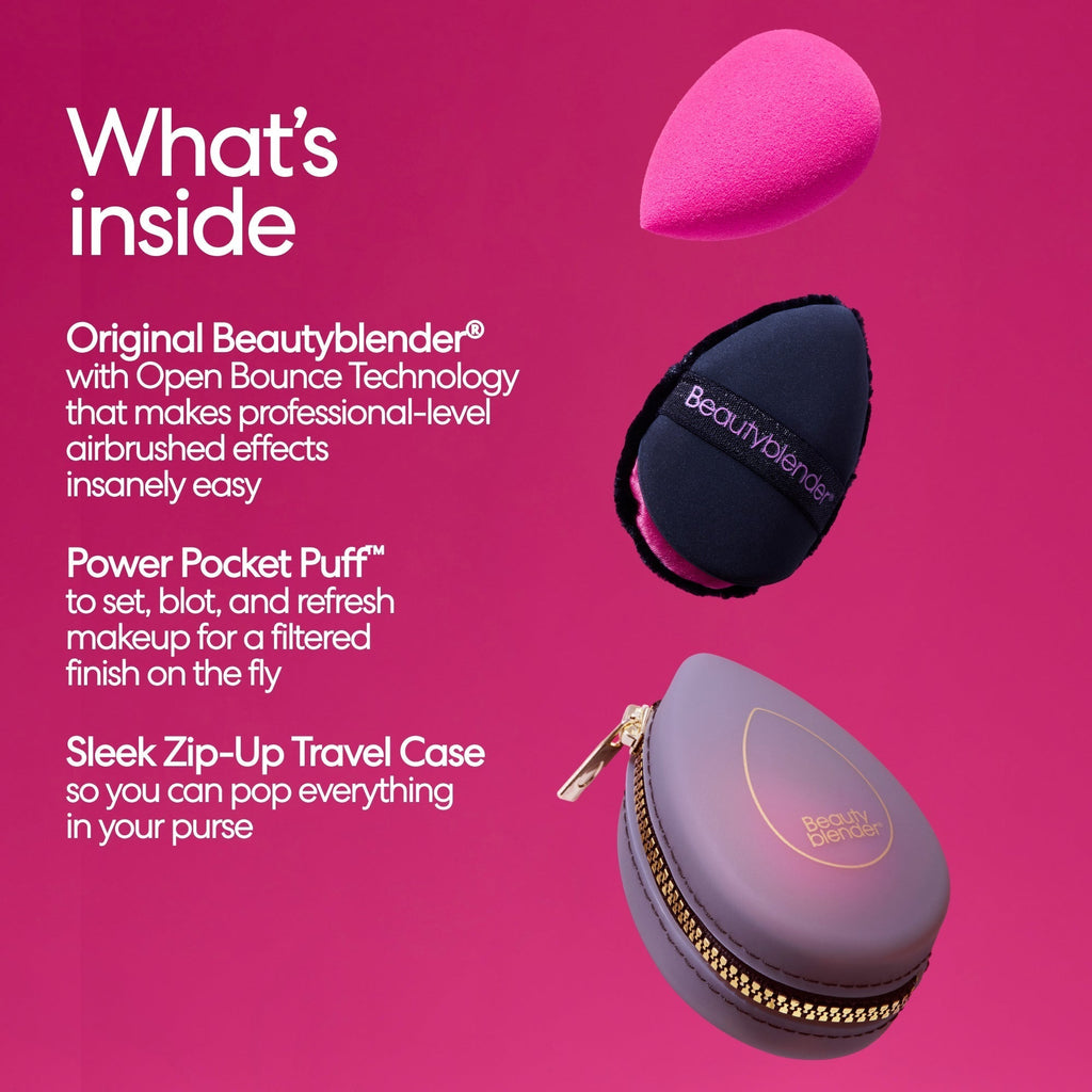 beautyblender Midnight Blend & Blur 3-Piece Travel Set