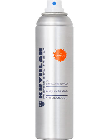 Kryolan Professional 2254 UV-Dayglow Spray - Orange