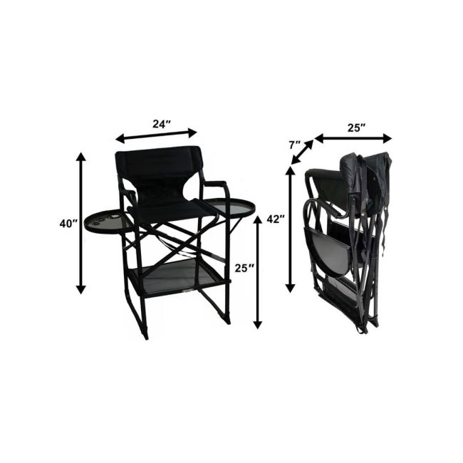 Tuscany Deluxe Pro Hair and Makeup Chair 25 Inches