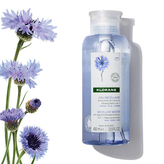 Klorane Micellar Water with Organically Farmed Cornflower 13.5oz