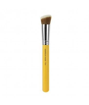Bdellium Yellow 954 Duet Slanted Kabuki Brush