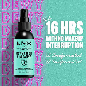 NYX Dewy Finish Setting Spray