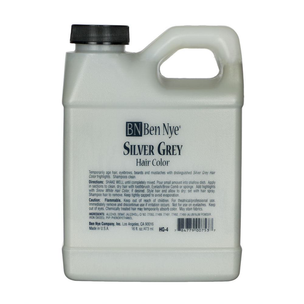 Ben Nye HG-4 Silver Grey Hair Color 16 oz