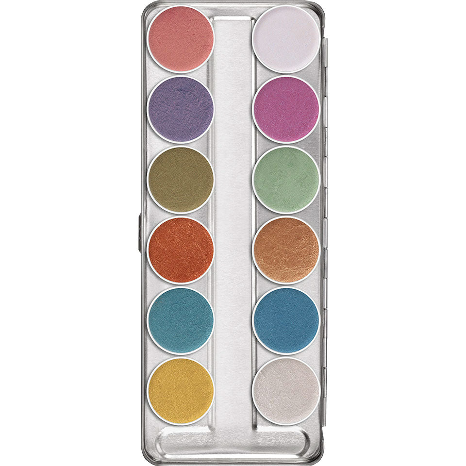 Kryolan Professional 1144 Aquacolor Interferenz Palette