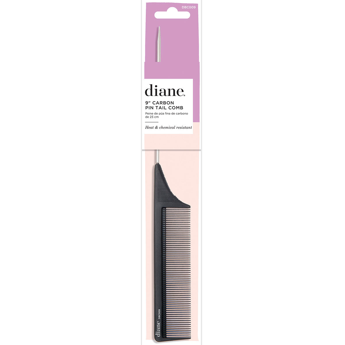 Fromm Diane DBC009 Carbon Pin Tail Comb