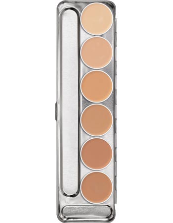 Dermacolor 71007 Camouflage Creme Palette 6 Colors - 1W-6W