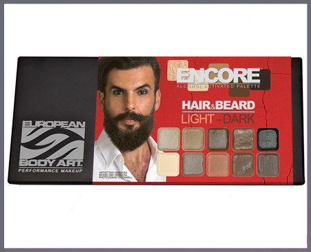 EBA Encore Hair and Beard Palette - Light to Dark