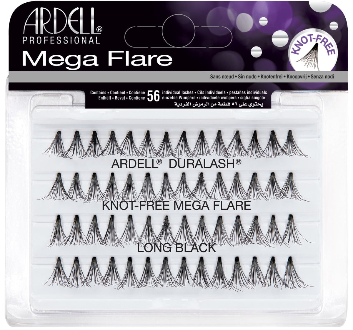 Ardell Knot-Free Mega Flare Lash - Long Black