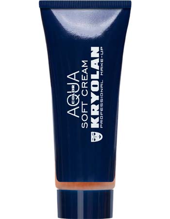 Kryolan Professional 1128 Aquacolor Soft Cream Tube 25mL - Copper