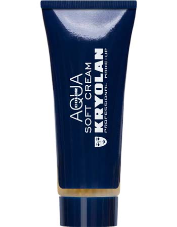 Kryolan Professional 1128 Aquacolor Soft Cream Tube 25mL - Gold