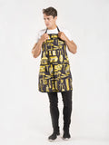 Betty Dain 172-G/BLK Vintage Barber Apron