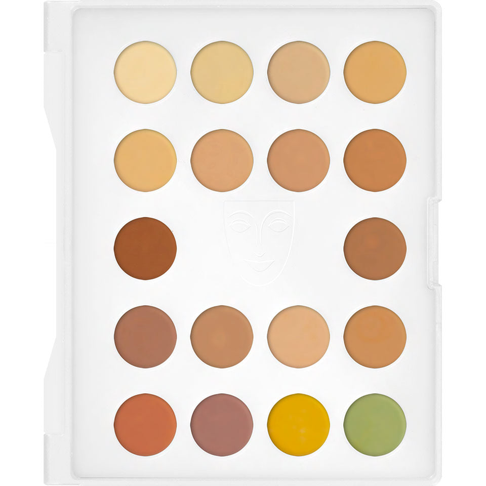 Kryolan Professional 71018 Camouflage Mini Palette 18 Color