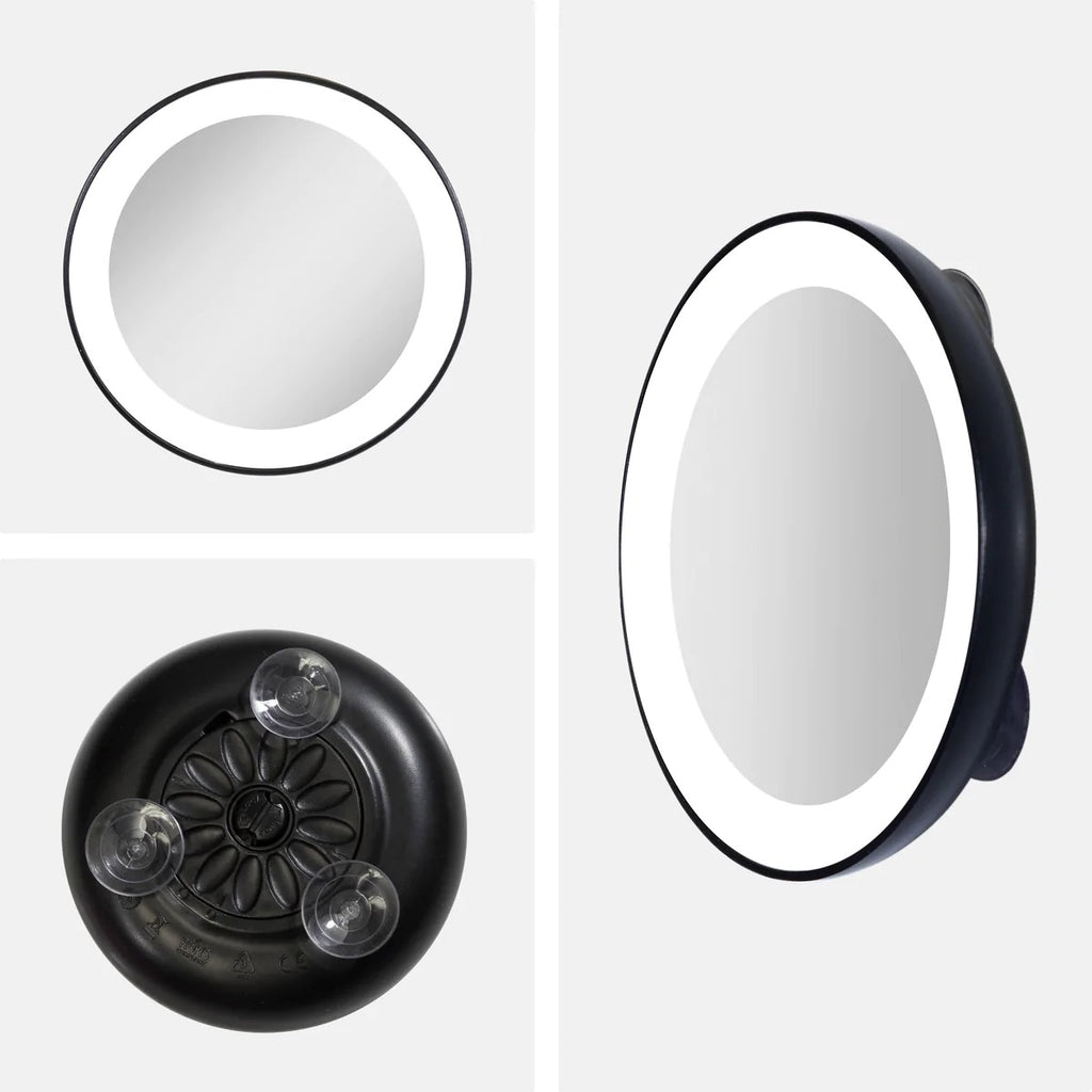 Zadro MLED15X 3.5" Round Mini LED Ring Lighted Spot Hand Mirror