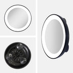 Zadro MLED15X 3.5" Round Mini LED Ring Lighted Spot Hand Mirror