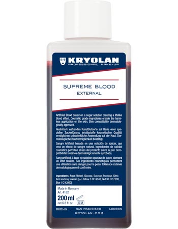 Kryolan Professional 4182 Supreme Blood External 6.8 oz