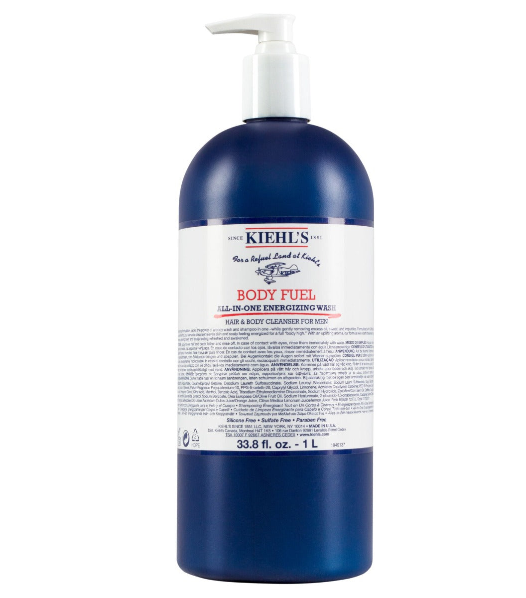 Kiehl's Body Fuel All-In-One Energizing Wash - 33.8 oz