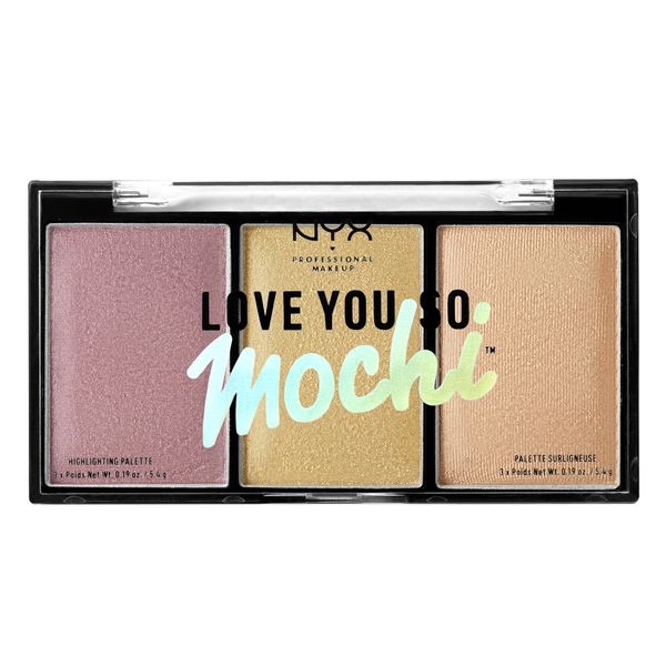 NYX Love You So Mochi Highlight Palette - LYSMHP01 lit