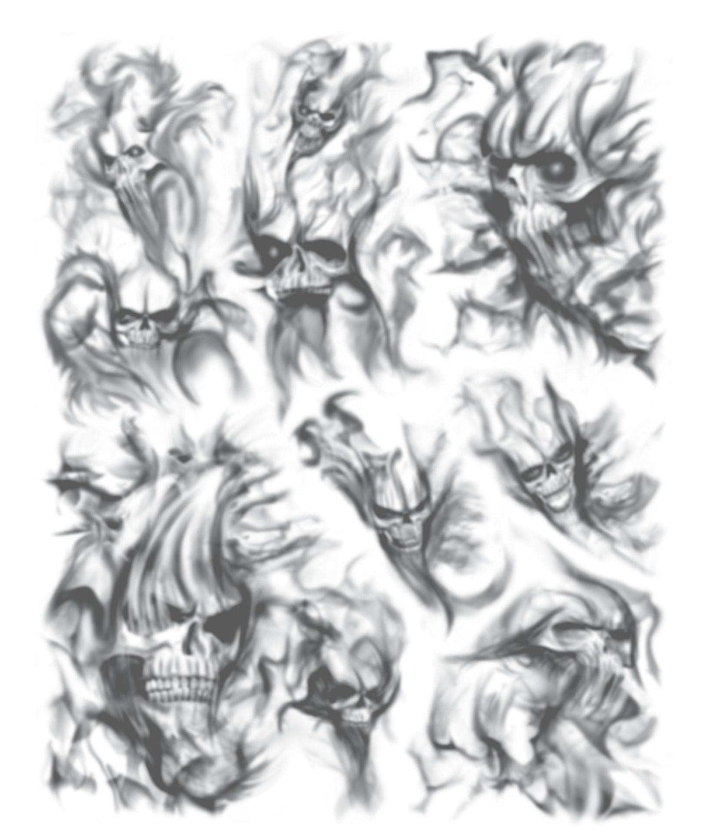 Hook Up Tattoos Skulls & Smoke Filler 1 Tattoo