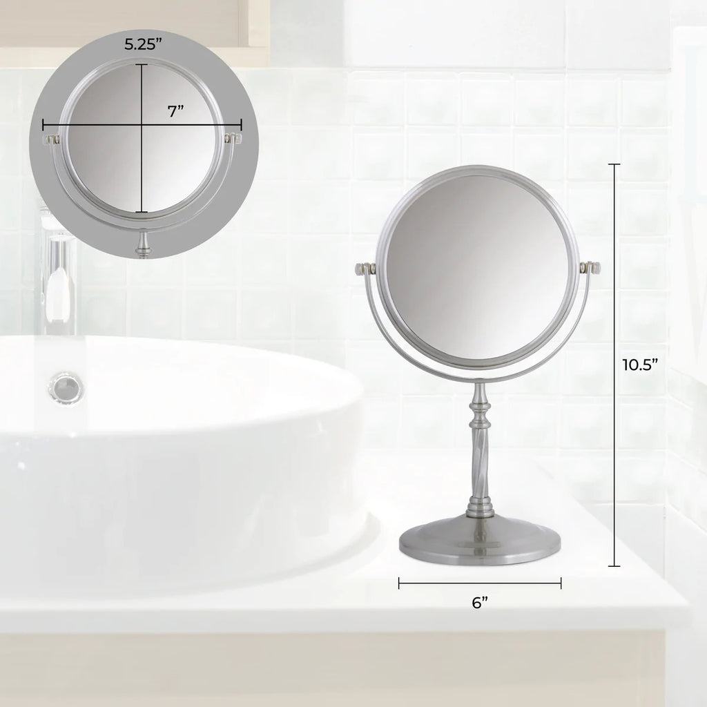 Zadro VAN45 Two-sided Vanity Swivel Mirror 5X/1X