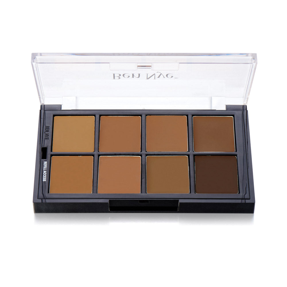 Ben Nye STP-09 Brown MatteHD Foundation Palette