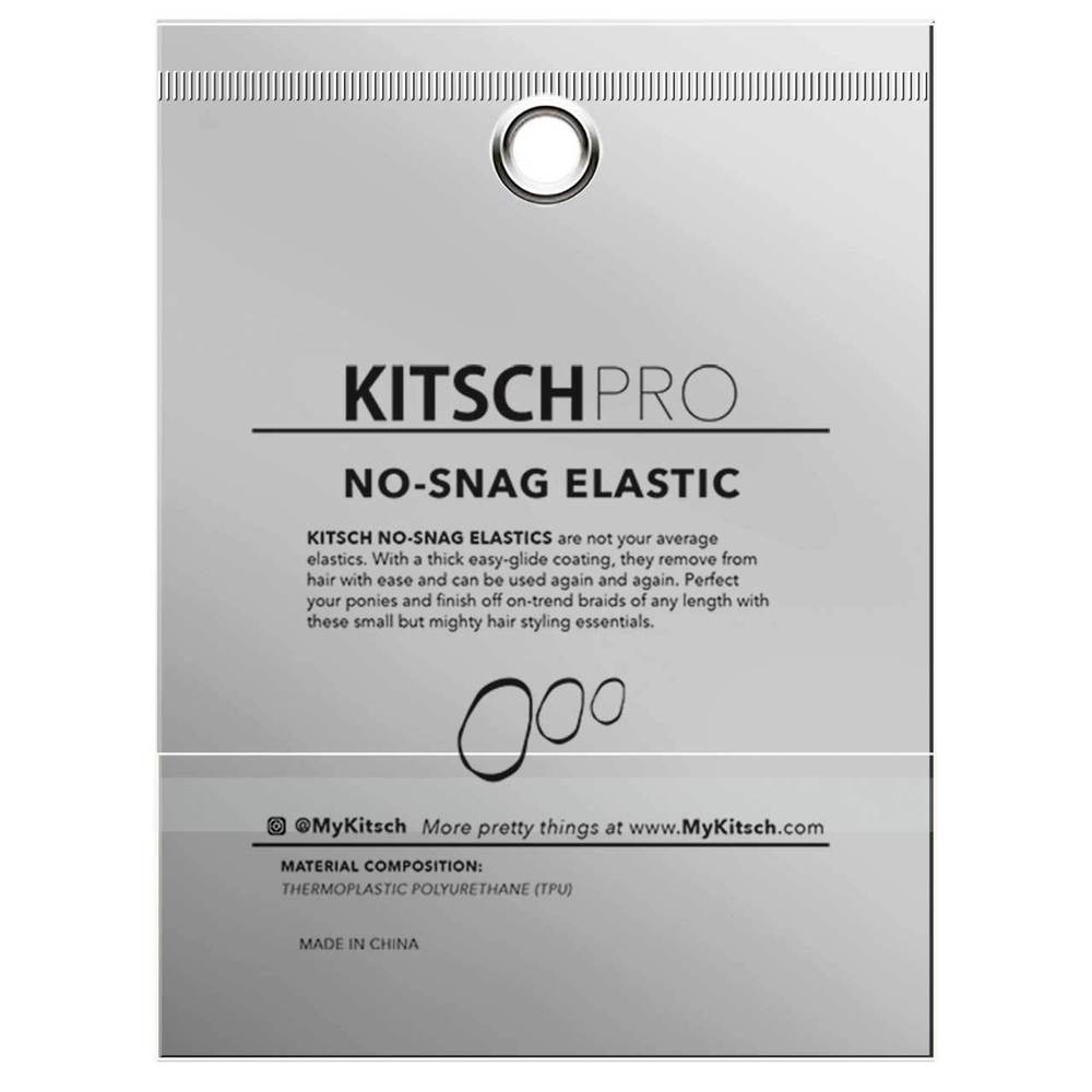 Kitsch Pro No-Snag Elastic Brown 100ct