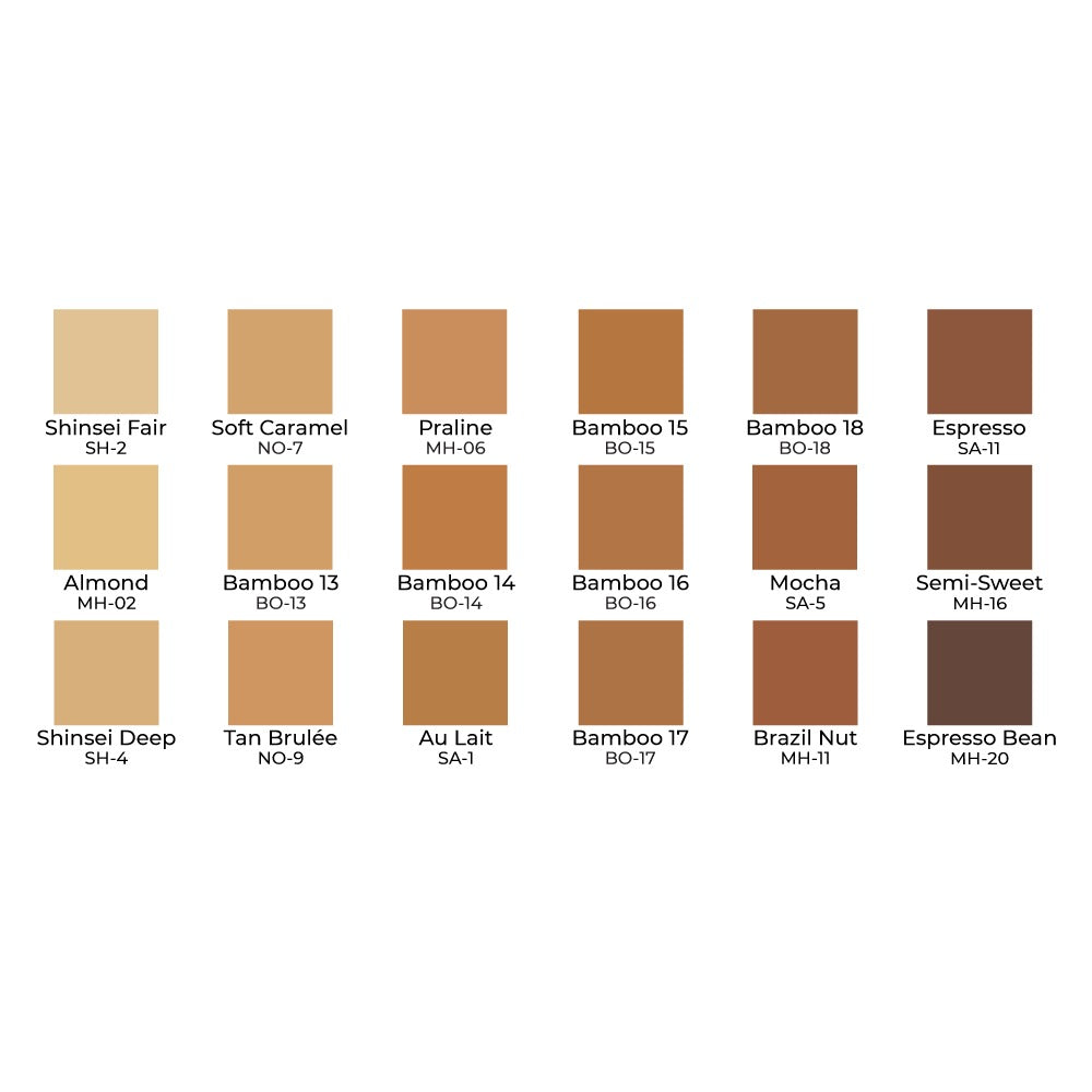 Ben Nye HDFP-14 Olive Brown Matte HD Foundation Palette