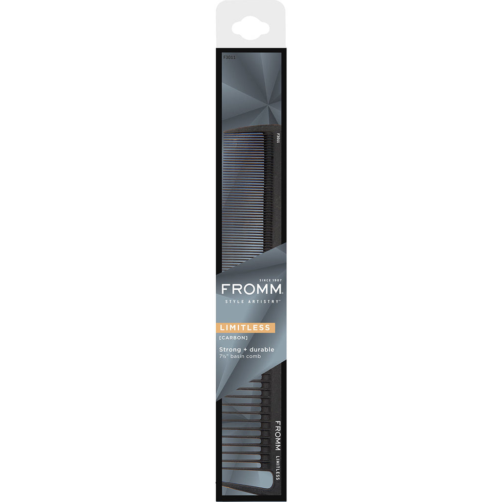 Fromm Diane F3011 Limitless Carbon 7.5" Basin Comb