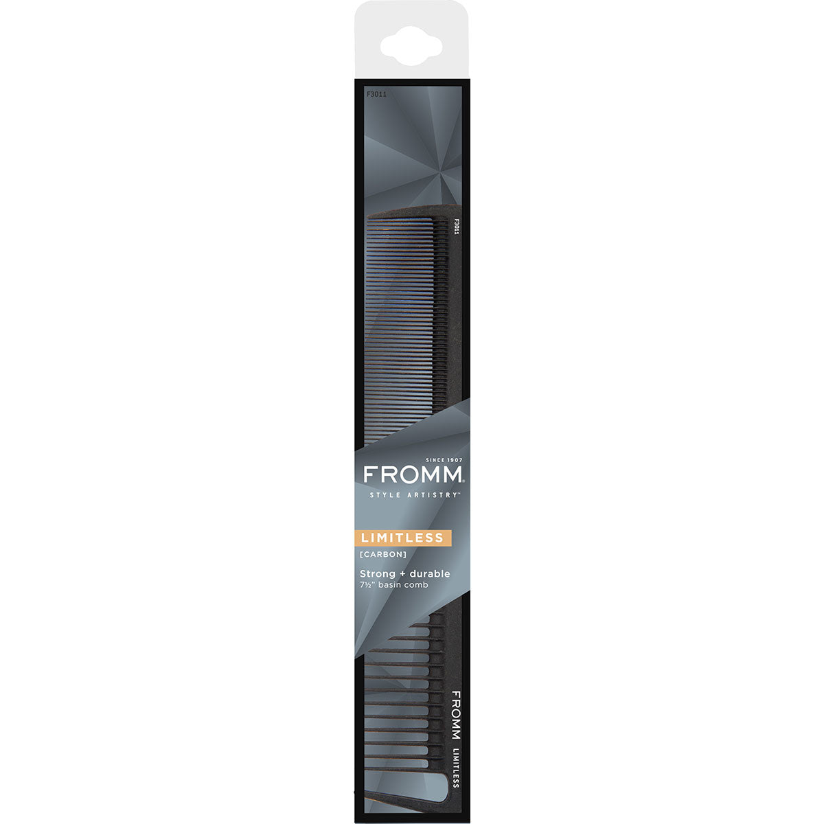 Fromm Diane F3011 Limitless Carbon 7.5" Basin Comb