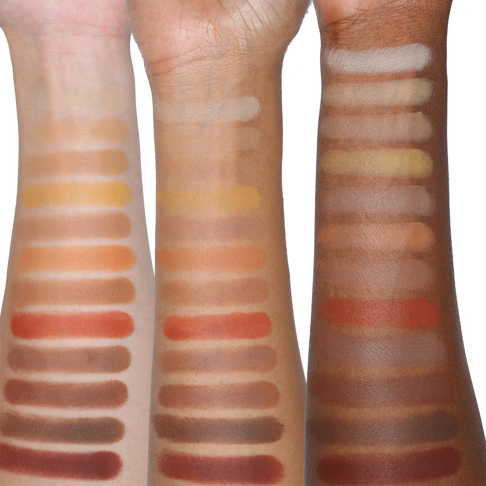 Viseart Eyeshadow Palette 10 Warm Mattes