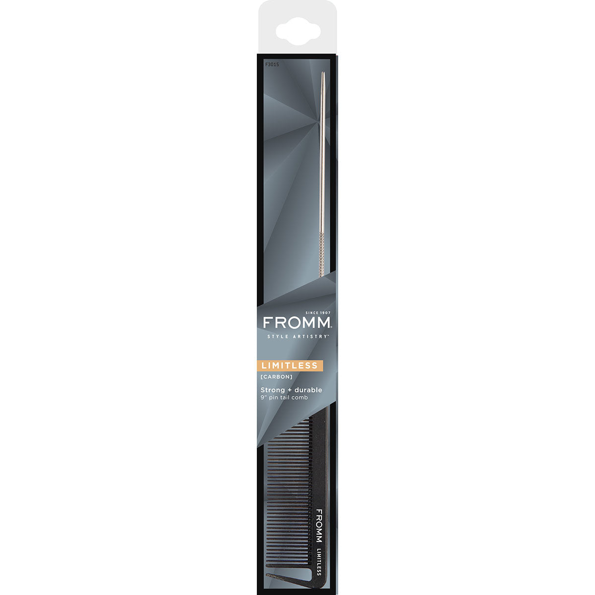 Fromm Diane F3015 Limitless Carbon 9" Pin Tail Comb