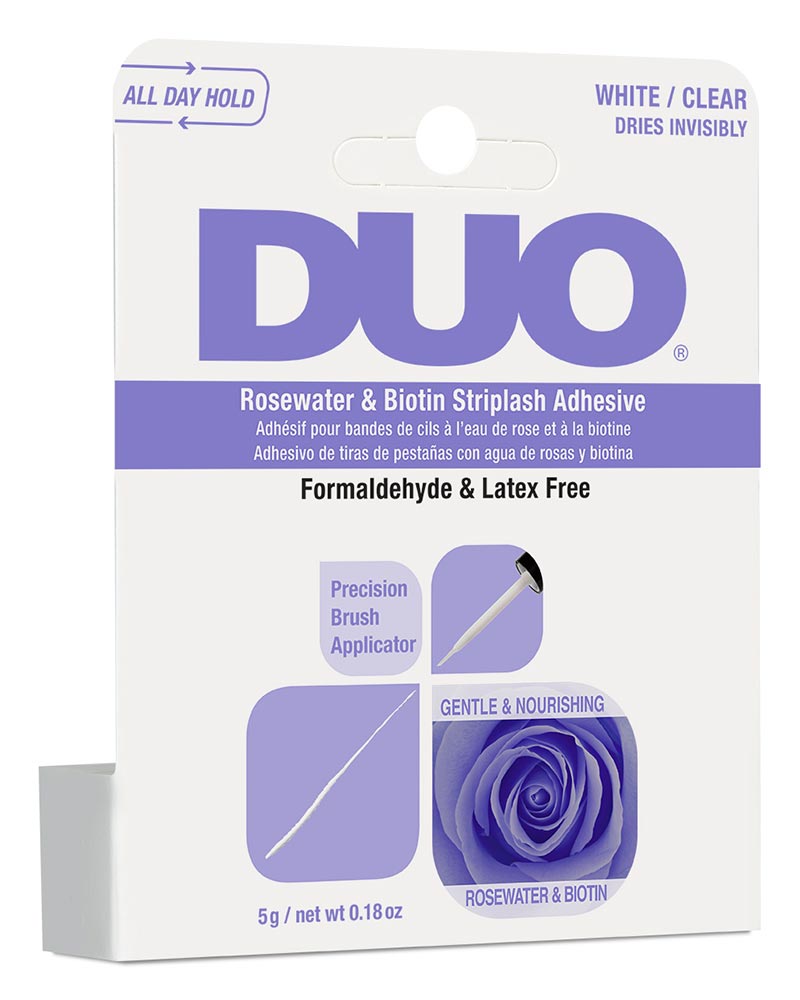 Duo Rosewater & Biotin Striplash Adhesive - Clear 0.18oz