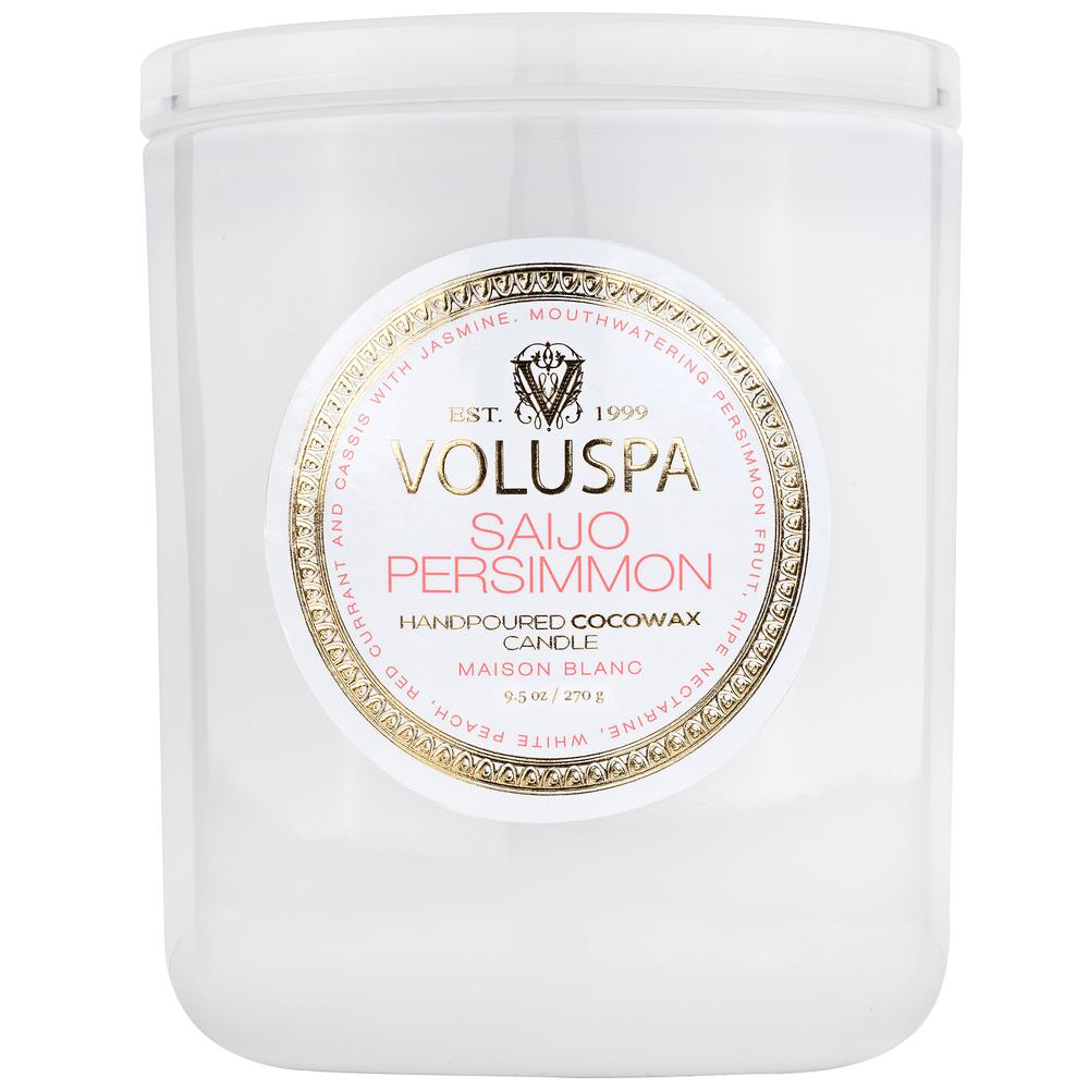Voluspa Maison Blanc Saijo Persimmon Classic Candle 9.5oz