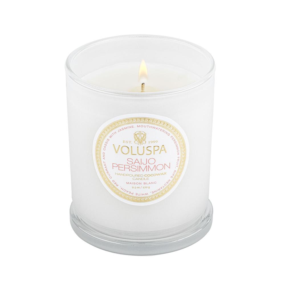Voluspa Maison Blanc Saijo Persimmon Classic Candle 9.5oz