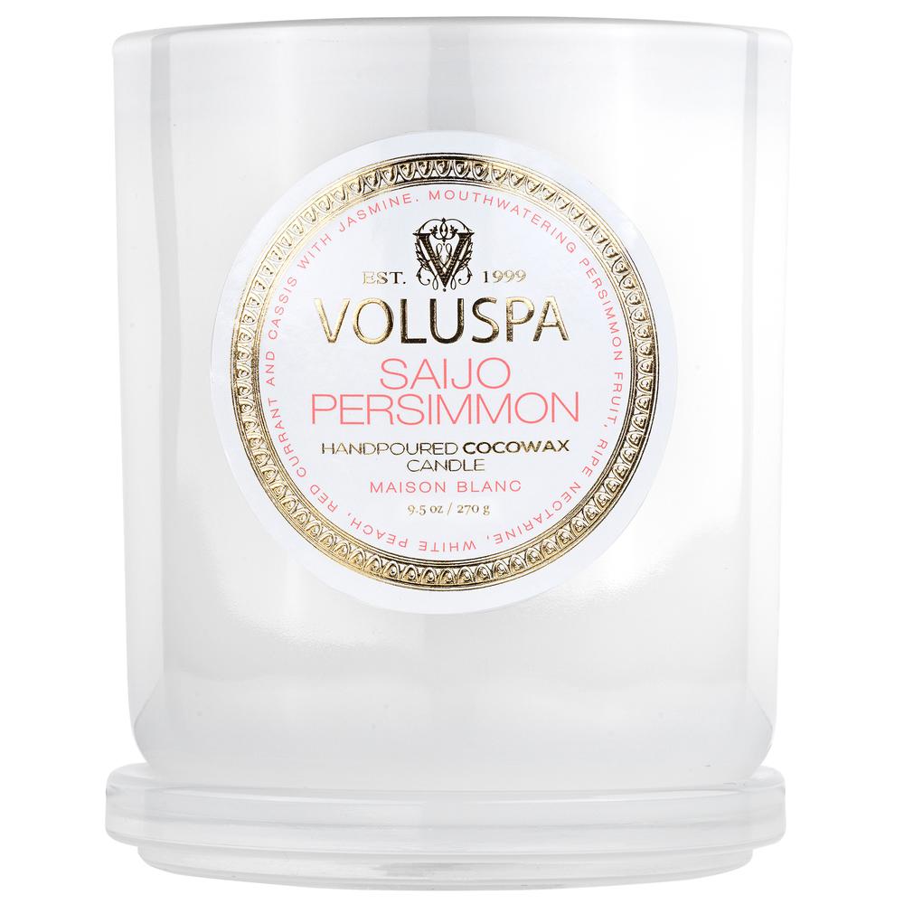 Voluspa Maison Blanc Saijo Persimmon Classic Candle 9.5oz