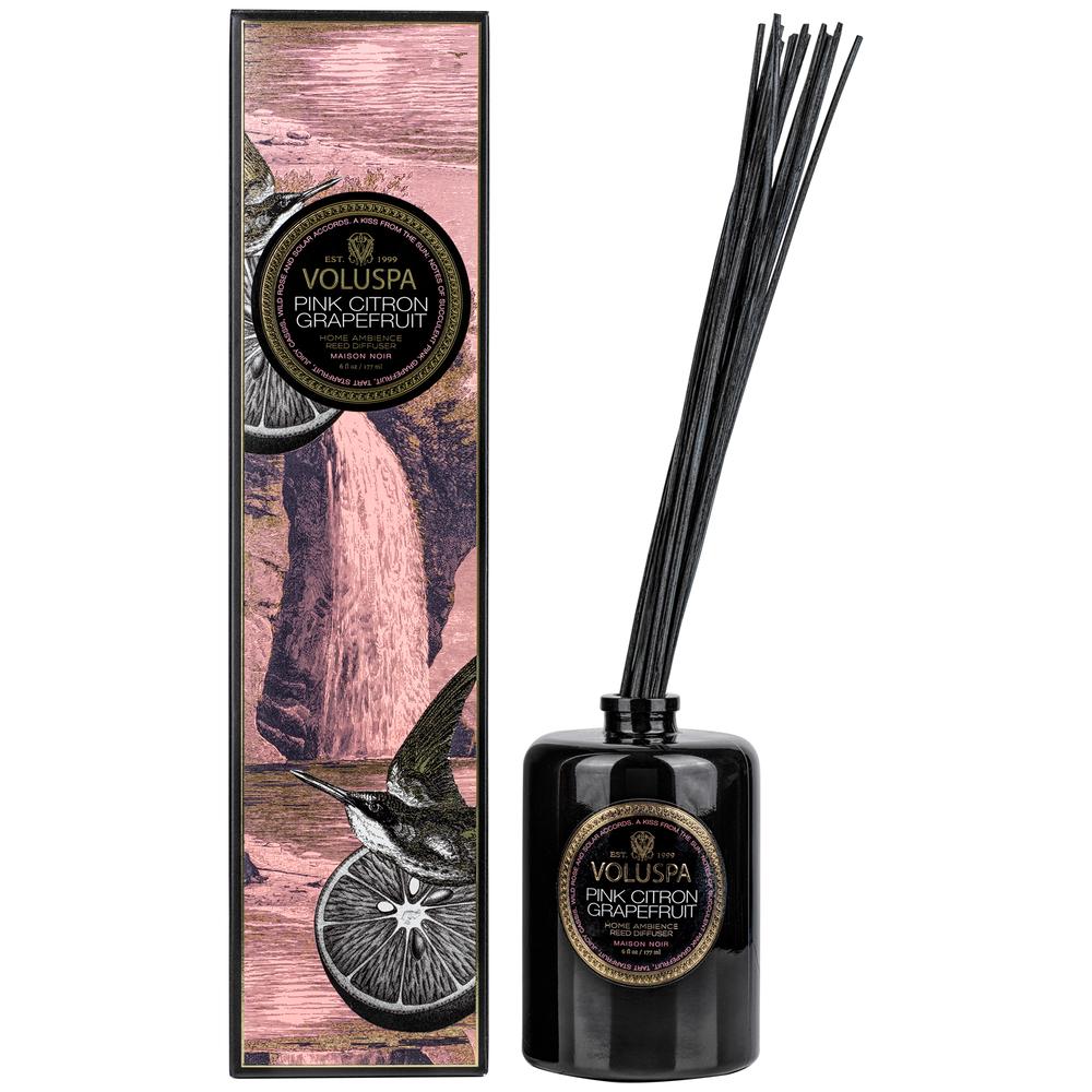 Voluspa Maison Noir Pink Citron Grapefruit Reed Diffuser